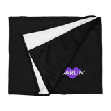 TreeHouse! "Darlin'" Premium Embroidered Sherpa Blanket