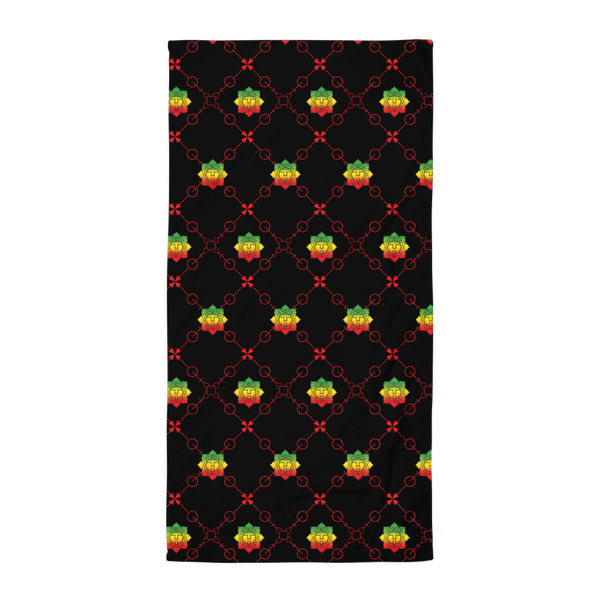 TreeHouse! Rasta Lotus Beach Towel