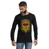 Yellow Dready Bigfoot Unisex Long Sleeve Tee