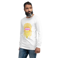 Yellow Dready Bigfoot Unisex Long Sleeve Tee