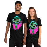 Astro Bigfoot Pink/Green Unisex T-Shirt