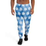 Blue Tie-dye Lotus Men's Joggers