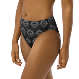 Recycled high-waisted bikini bottom