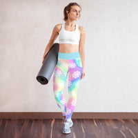 Lotus Tie-dye Yoga Leggings