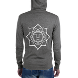 TreeHouse! Lotus Triblend Light Weight Zip Front Hoodie - Unisex